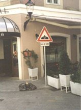 Chelovek na rabote.Bratislava.
